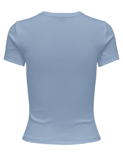 Only - Onlval Life T-Shirt - Soft Chambray